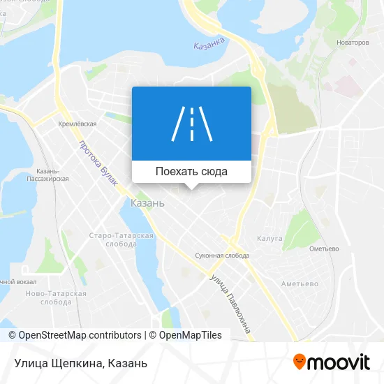 Карта Улица Щепкина