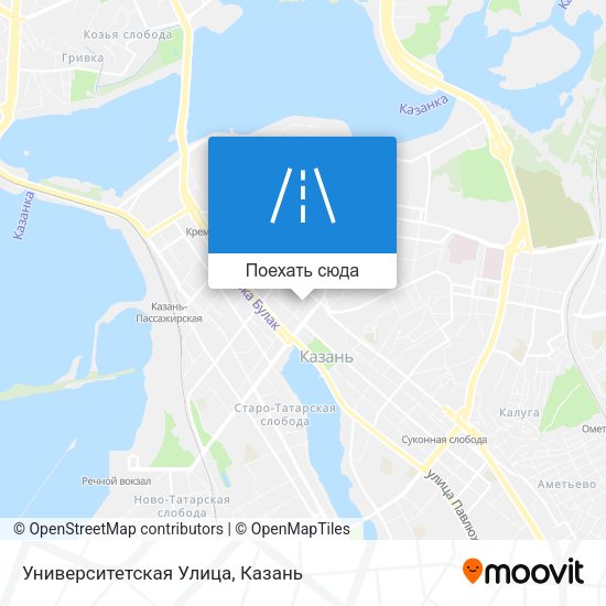Карта Университетская Улица