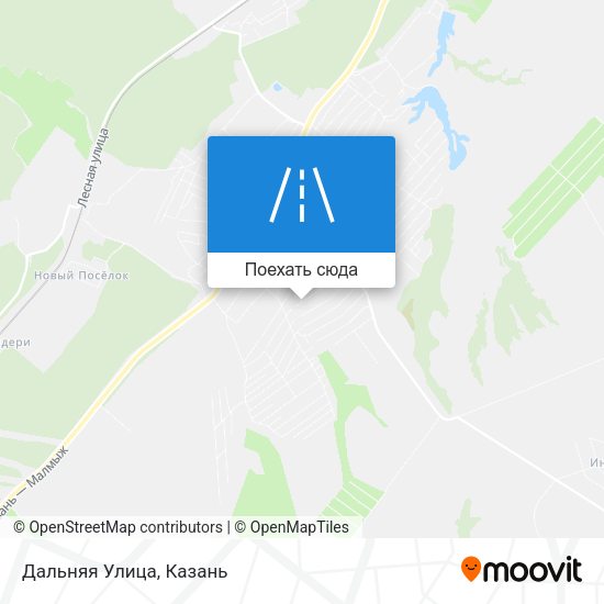 Карта Дальняя Улица