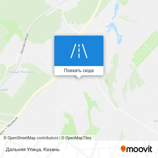 Карта Дальняя Улица