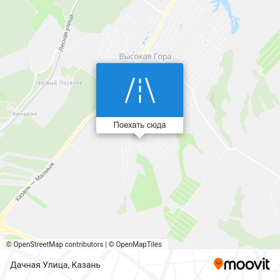 Карта Дачная Улица