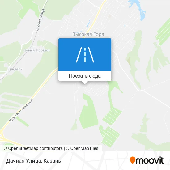 Карта Дачная Улица