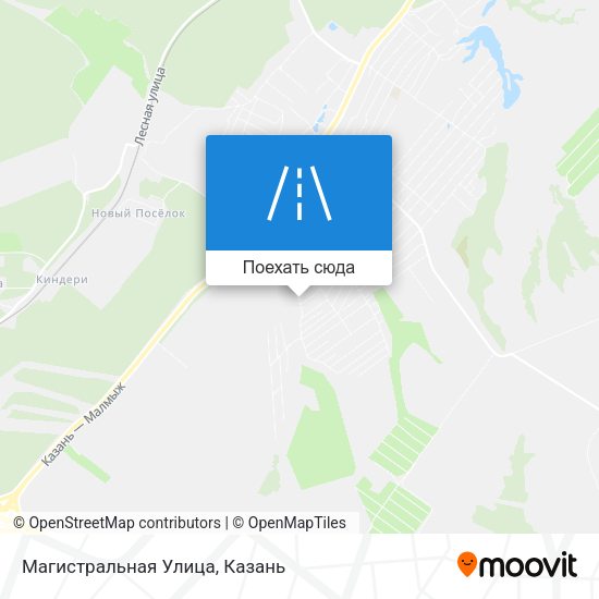 Карта Магистральная Улица