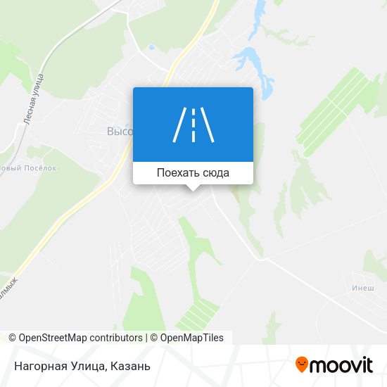 Карта Нагорная Улица