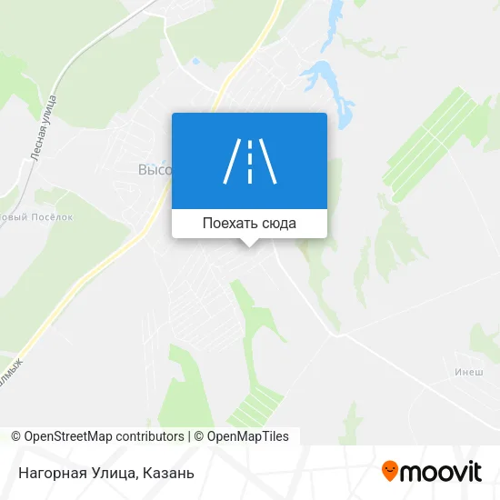 Карта Нагорная Улица