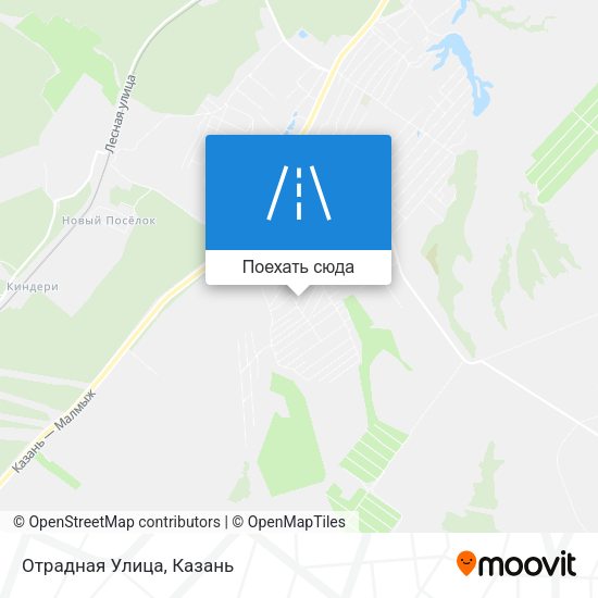 Карта Отрадная Улица