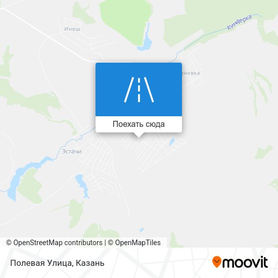 Карта Полевая Улица