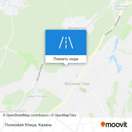 Карта Полковая Улица