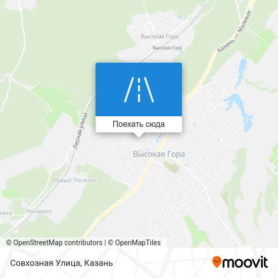 Карта Совхозная Улица