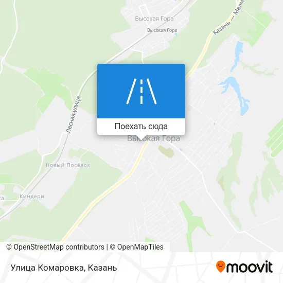 Карта Улица Комаровка