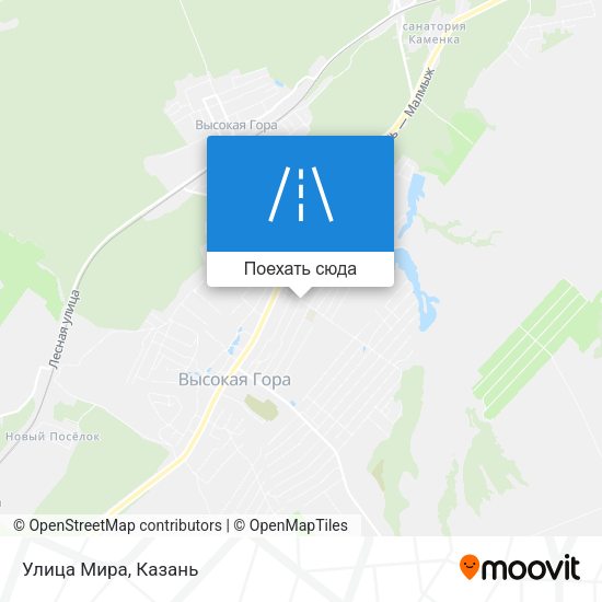 Карта Улица Мира