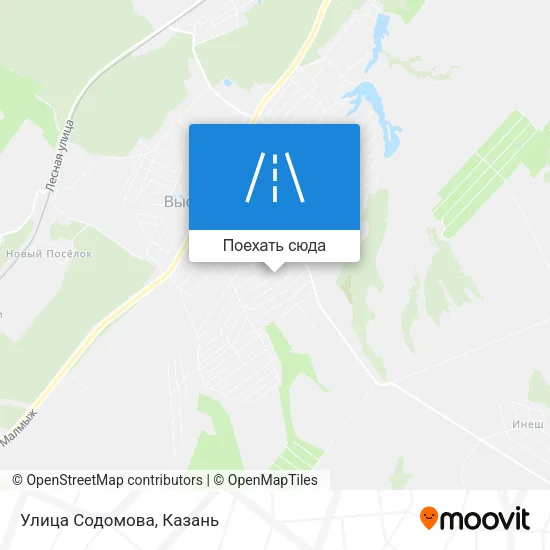 Карта Улица Содомова