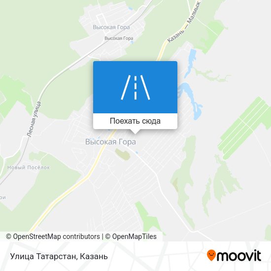 Карта Улица Татарстан