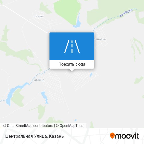 Карта Центральная Улица