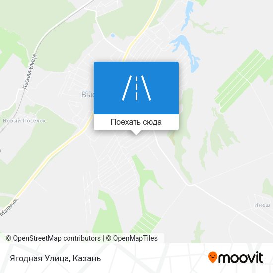 Карта Ягодная Улица
