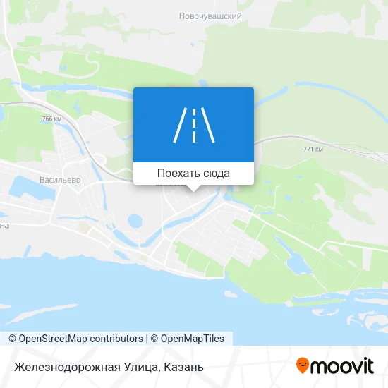 Карта Железнодорожная Улица