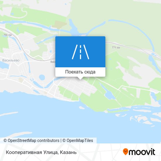 Карта Кооперативная Улица