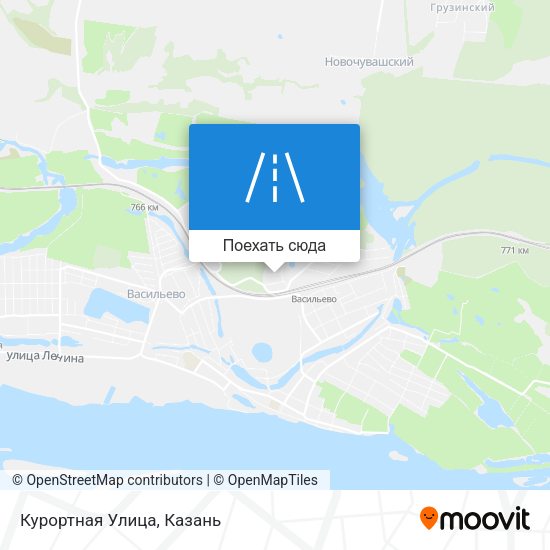 Карта Курортная Улица