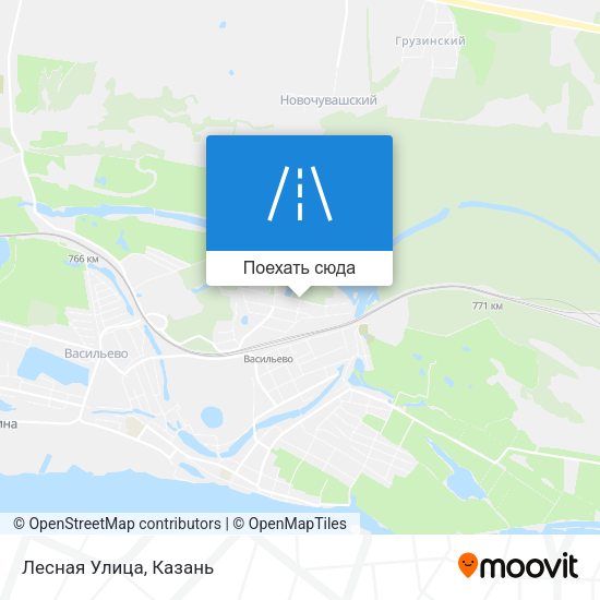 Карта Лесная Улица