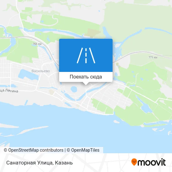 Карта Санаторная Улица