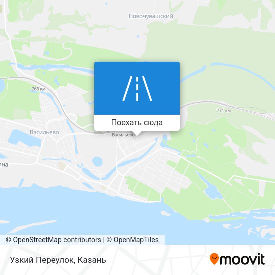 Карта Узкий Переулок