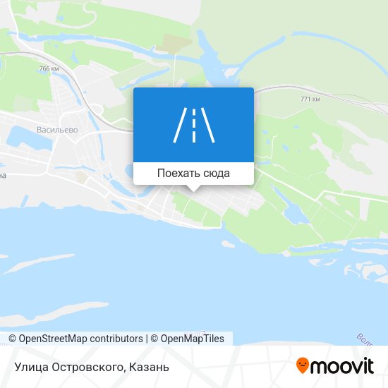 Карта Улица Островского