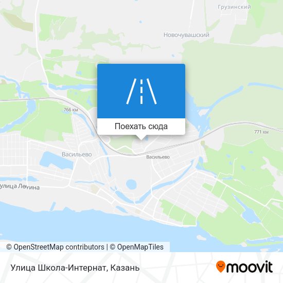 Карта Улица Школа-Интернат