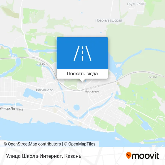 Карта Улица Школа-Интернат