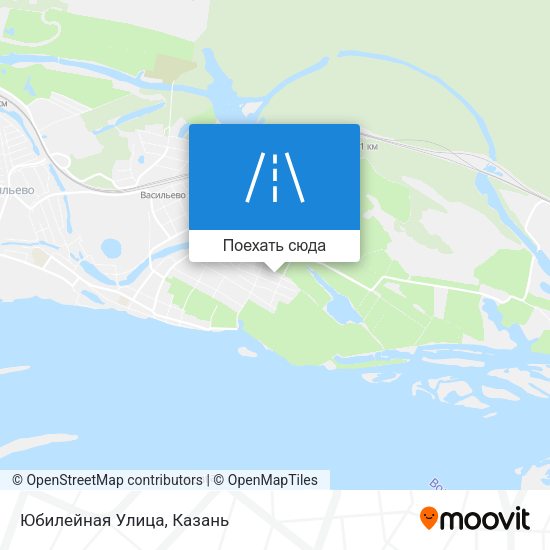 Карта Юбилейная Улица