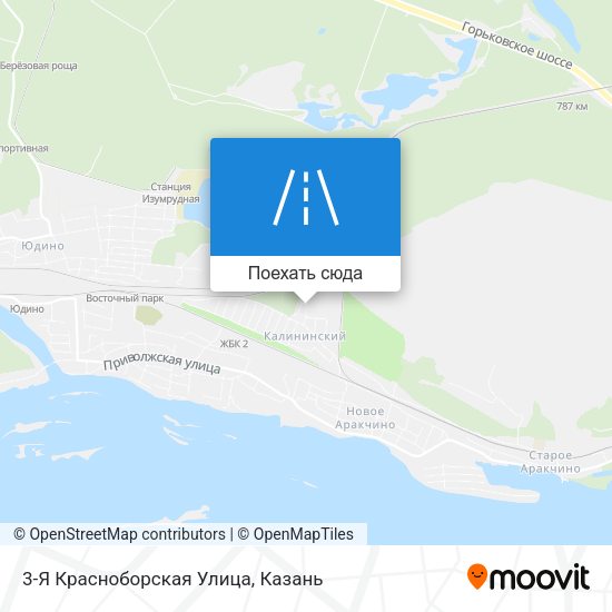 Карта 3-Я Красноборская Улица