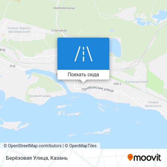 Карта Берёзовая Улица