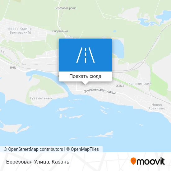 Карта Берёзовая Улица