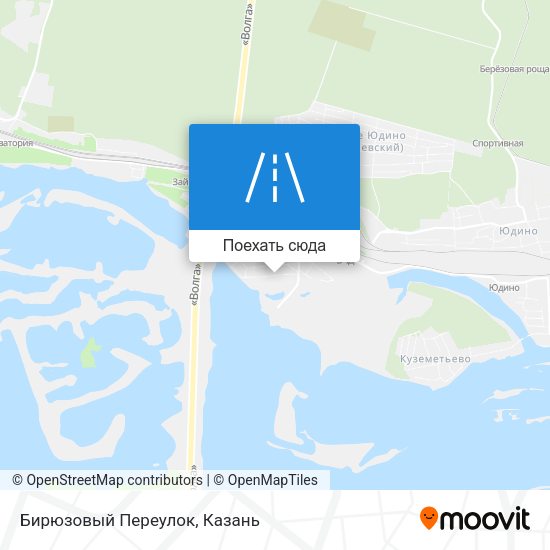 Карта Бирюзовый Переулок