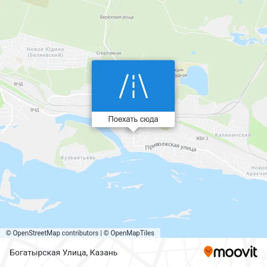 Карта Богатырская Улица