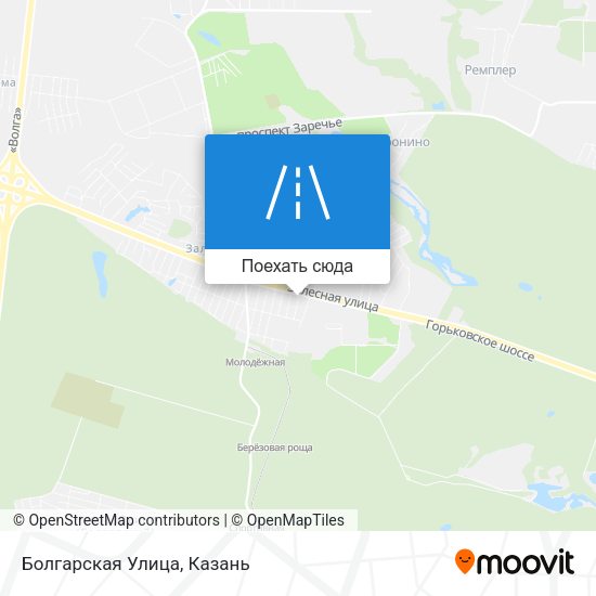 Карта Болгарская Улица