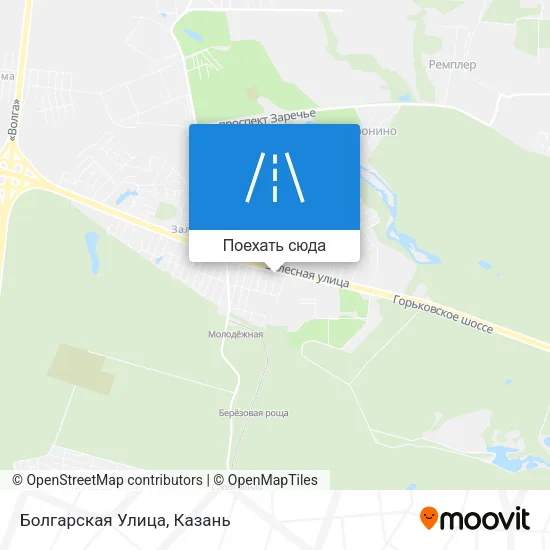 Карта Болгарская Улица