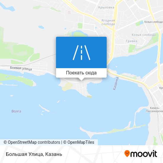 Карта Большая Улица