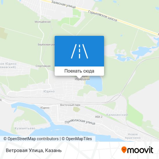 Карта Ветровая Улица