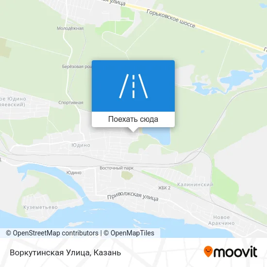 Карта Воркутинская Улица
