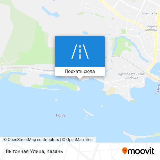 Карта Выгонная Улица