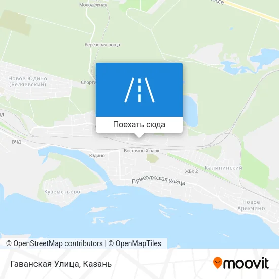 Карта Гаванская Улица