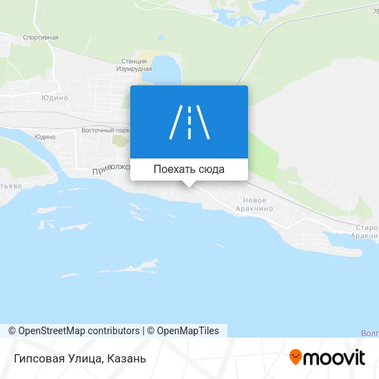 Карта Гипсовая Улица