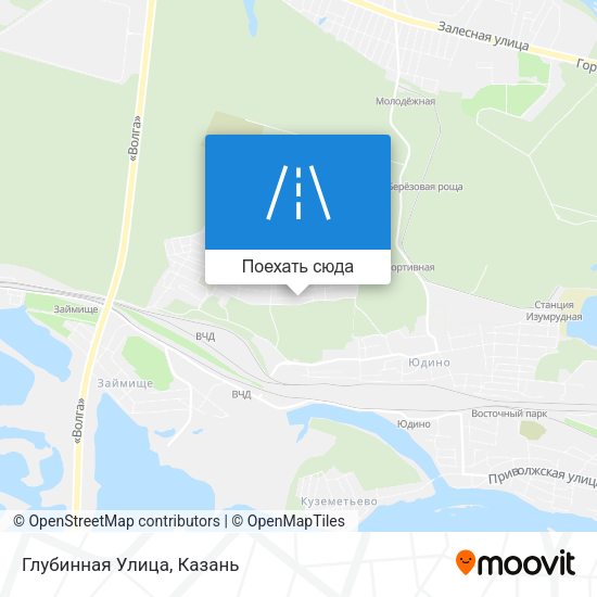 Карта Глубинная Улица