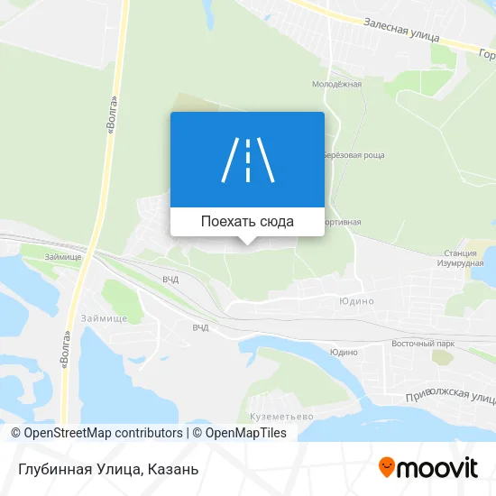 Карта Глубинная Улица