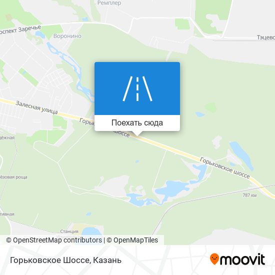 Карта Горьковское Шоссе