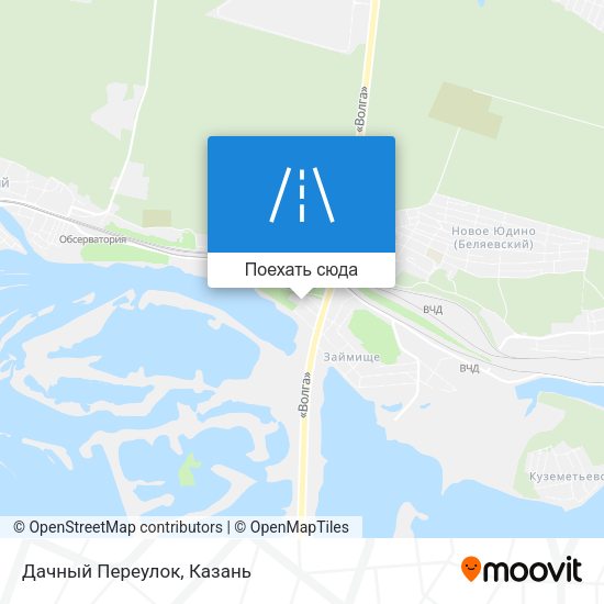 Карта Дачный Переулок