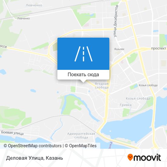 Карта Деловая Улица