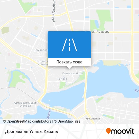 Карта Дренажная Улица