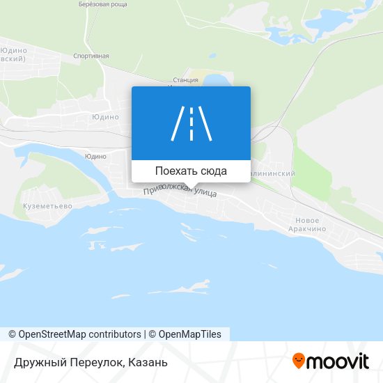 Карта Дружный Переулок