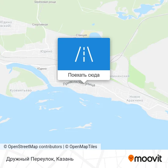 Карта Дружный Переулок